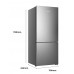 HRBM418S Hisense 417 L Bottom Mount Fridge